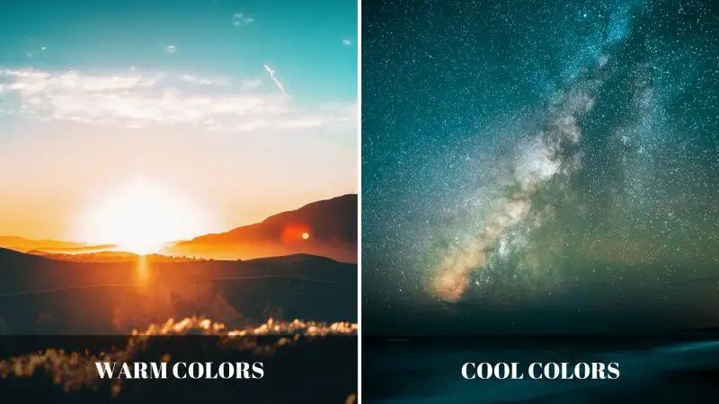 warm and cool colors